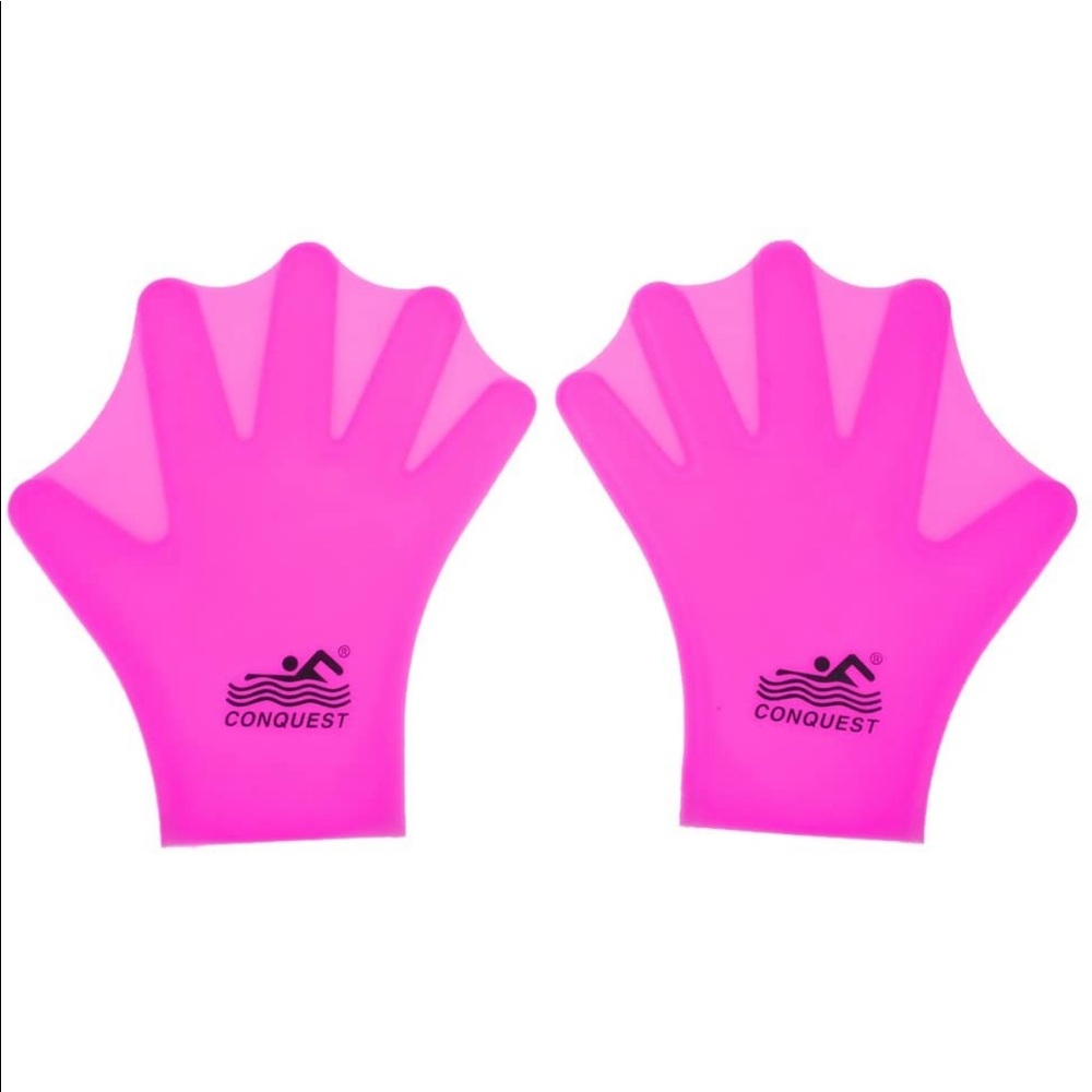 💥FREE💥 w/ $25+purchase Silicone Swimming Webbed Gloves Training Paddles …